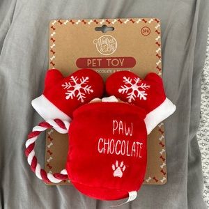 Hot Cocoa Dog Toy